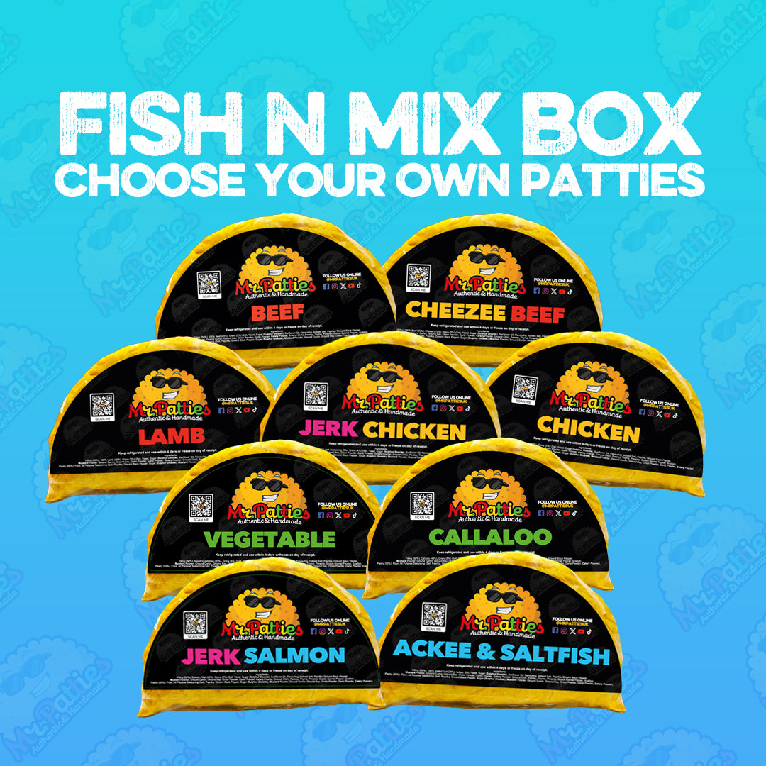 Fish an Mix Jamaican Patty Box (6 Patties)