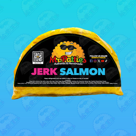 Jamaican Jerk Salmon Patty Box