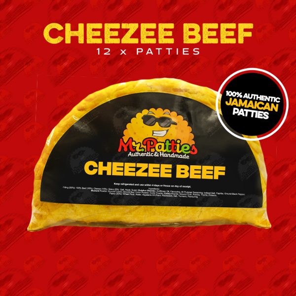 12x Cheezee Beef Jamaican Patties