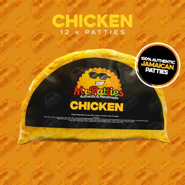 12x Jamaican Chicken Patties