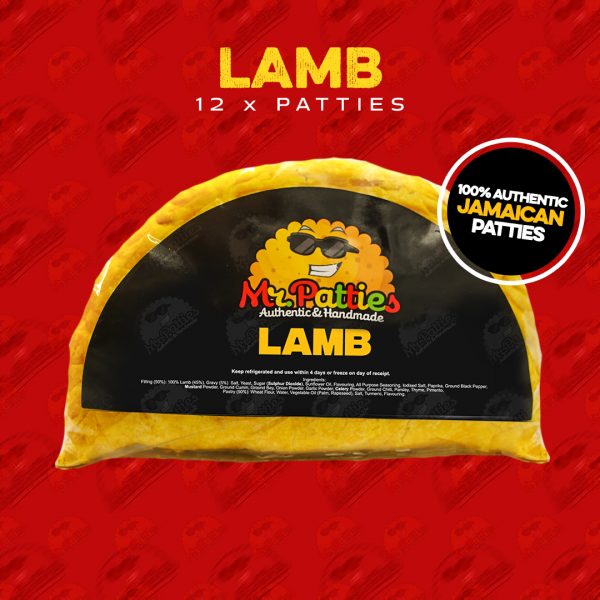 12x Lamb Jamaican Patties