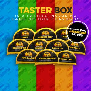 Taster Box 12x Mixed Jamaican Patties