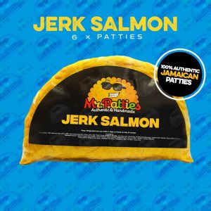 Jerk Salmon Jamaican Patty Box